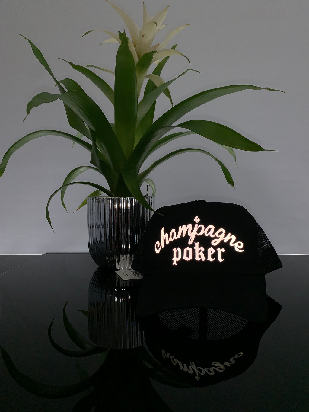 Signature reflective trucker