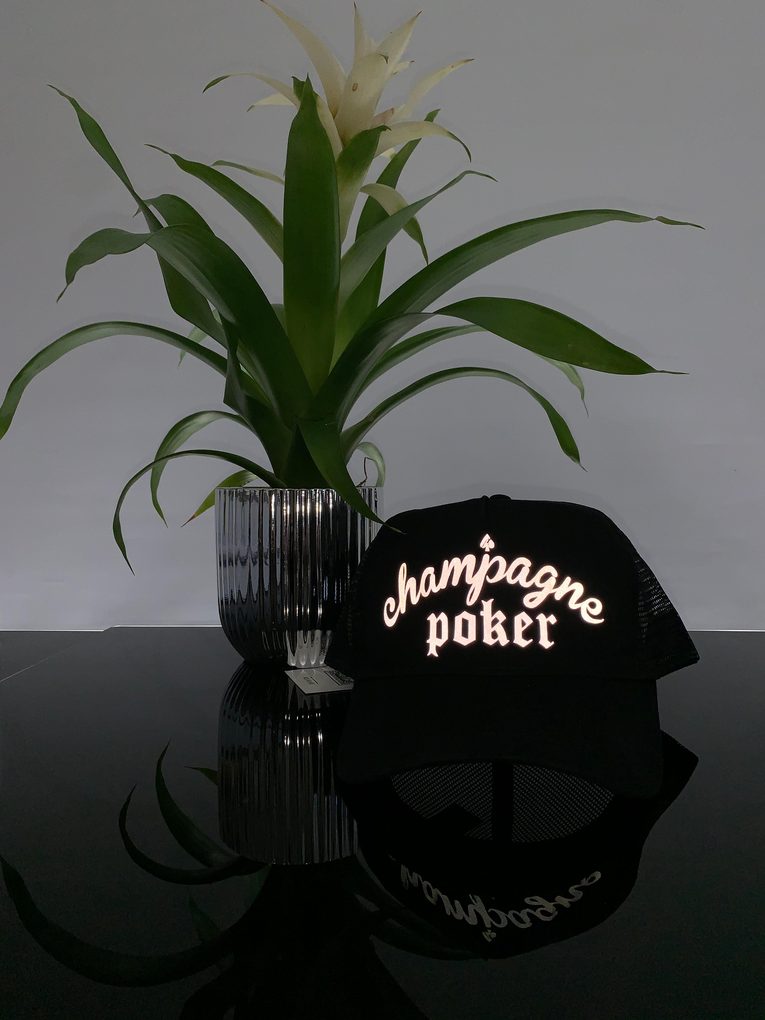 Signature reflective trucker