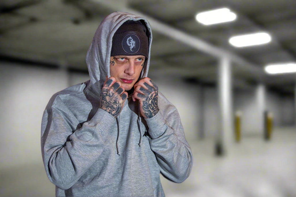 Graphite reflective beanie