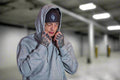 Graphite reflective beanie