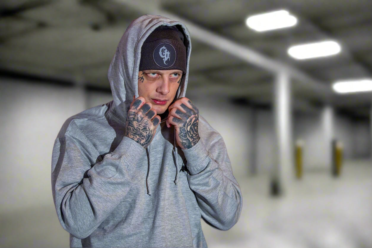 Graphite reflective beanie