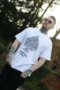 White High card Tee