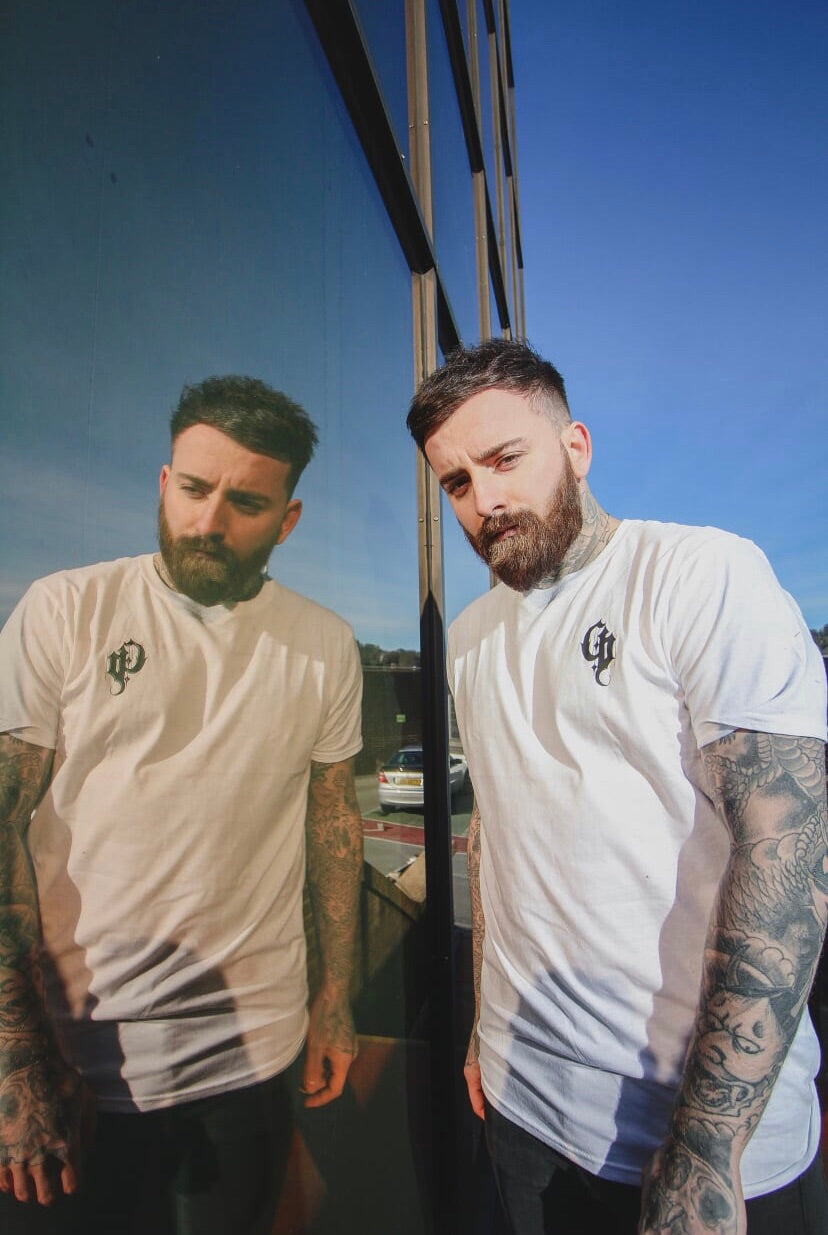 White OldHand Logo Tee