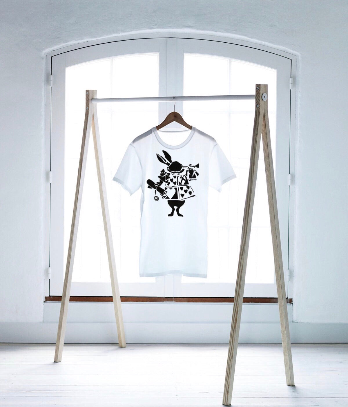 White Stencil Tee