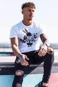 White Stencil Tee