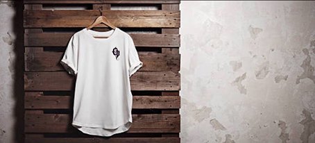White OldHand Logo Tee